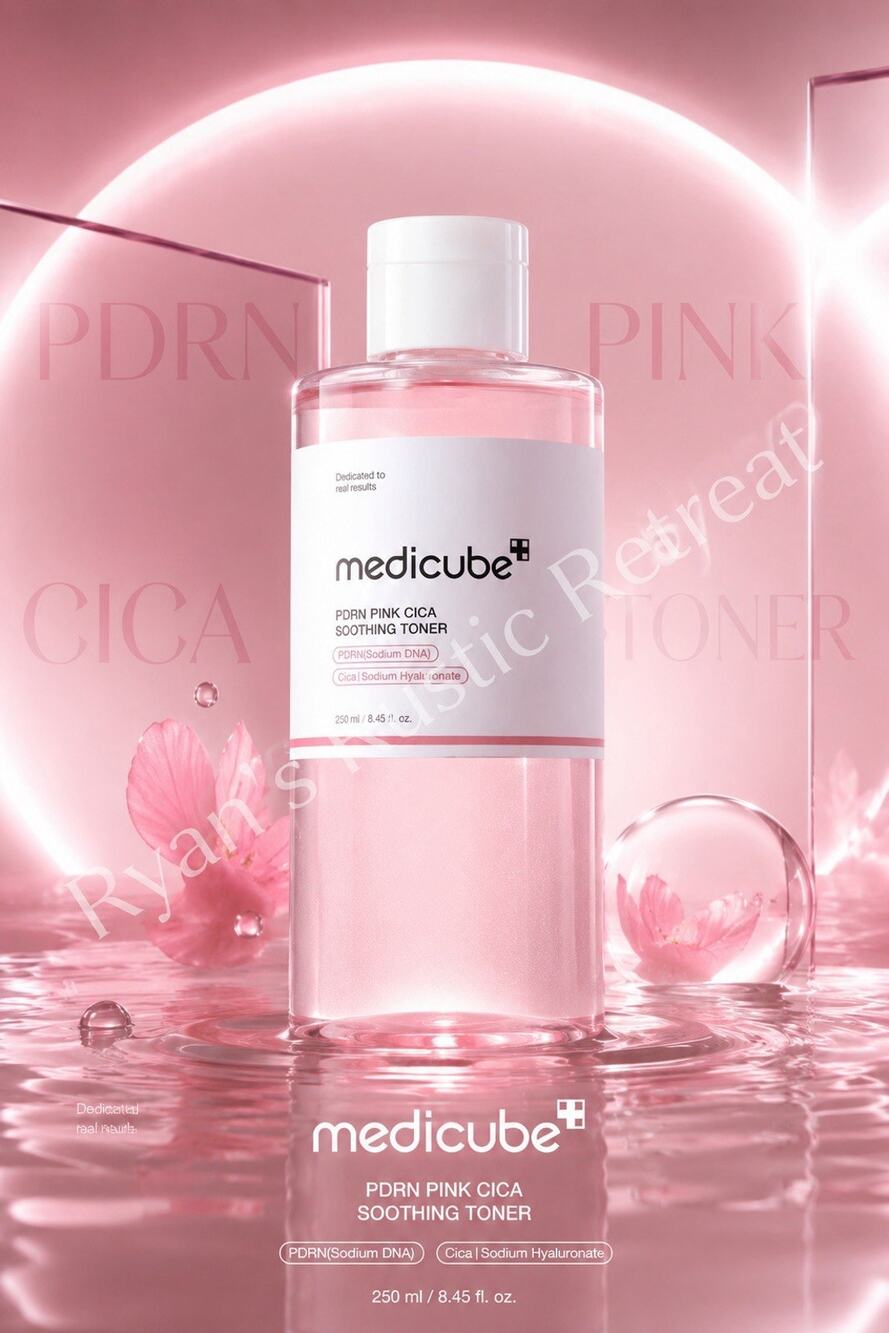 medicube - PDRN Pink Cica Soothing Toner - 8.45 fl oz/ 250 mL - Korean Beauty
